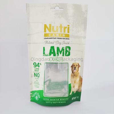 Mua Thức ăn thú cưng đứng lên túi với cửa sổ để đóng gói khóa niêm phong có thể khóa lại online manufacture