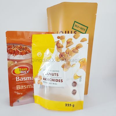 Mua BPA miễn phí đứng Ziplock Bag thân thiện với môi trường Ziplock đứng lên túi thực phẩm tái sử dụng online manufacture