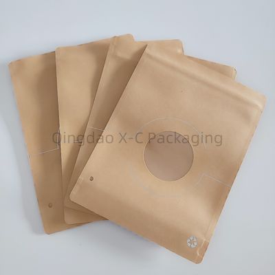 Mua Mở Top thiết kế đơn giản Kraft giấy túi, tùy chỉnh in giấy nâu túi mua sắm online manufacture