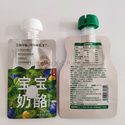 Mua Tùy chỉnh in Spout Liquid Stand Up pouches Dầu nhôm online manufacture