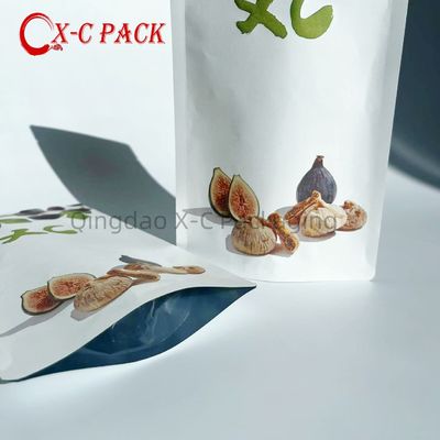 Mua Đứng lên Zipper Brown Kraft giấy có thể đóng lại Ziplock nhiệt có thể đóng kín Cung cấp thực phẩm Doypack đóng gói túi online manufacture
