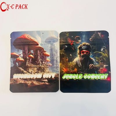 Mua Thiết kế bao bì chống in kẹo 3 mặt Mini Ziplock 3.5g 3.5 gram túi Mylar tùy chỉnh online manufacture