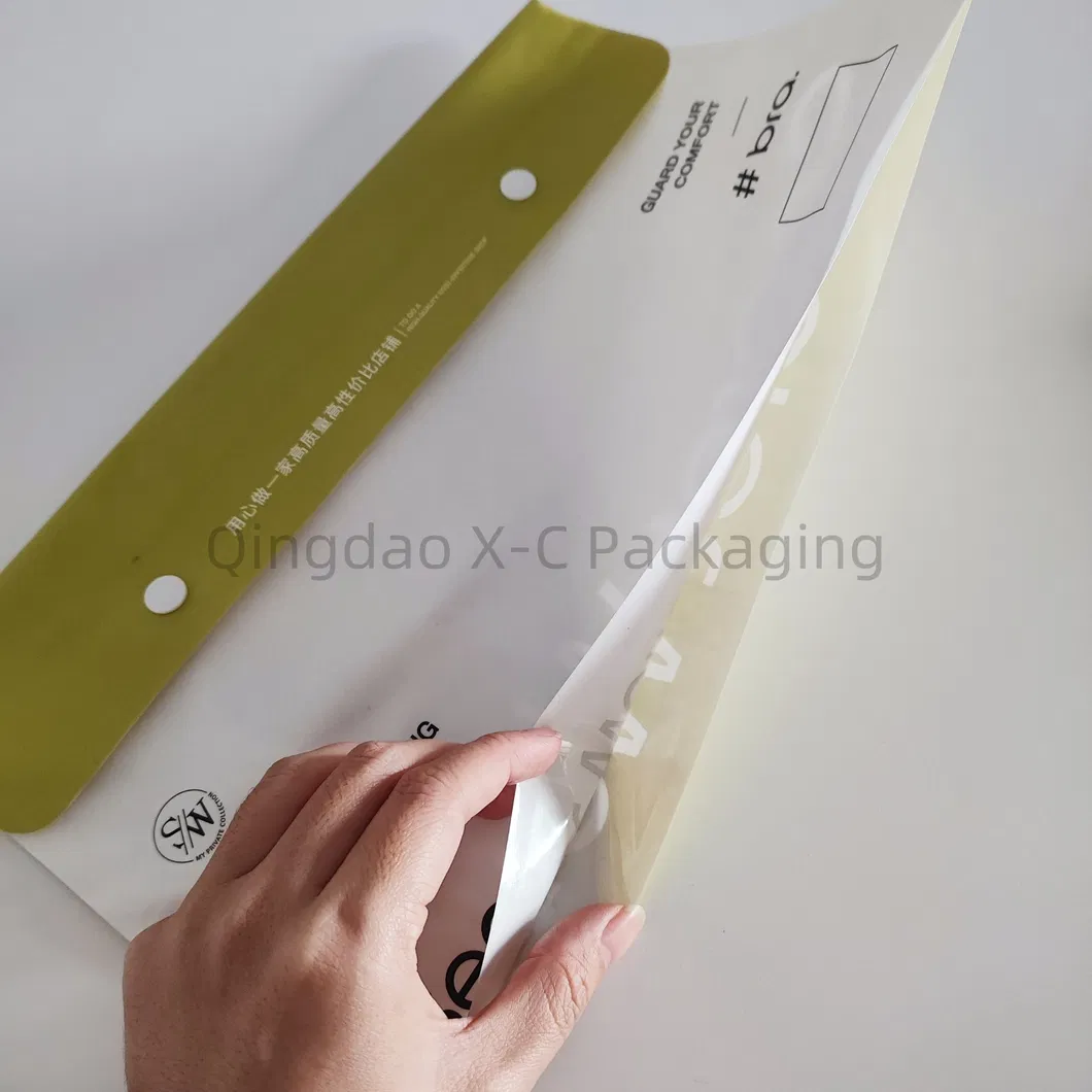 Không dệt zipper quần lót đen nhỏ quần lót quần lót ziplock túi khăn quần lót đồ lót quần áo túi 1