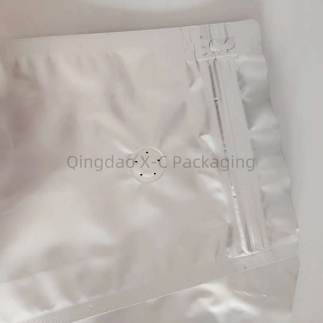 Chất khoáng thực phẩm hạt cà phê đậu loại thực phẩm tùy chỉnh Kraft giấy túi với cửa sổ đứng lên túi đen Doypack Zip khóa 4