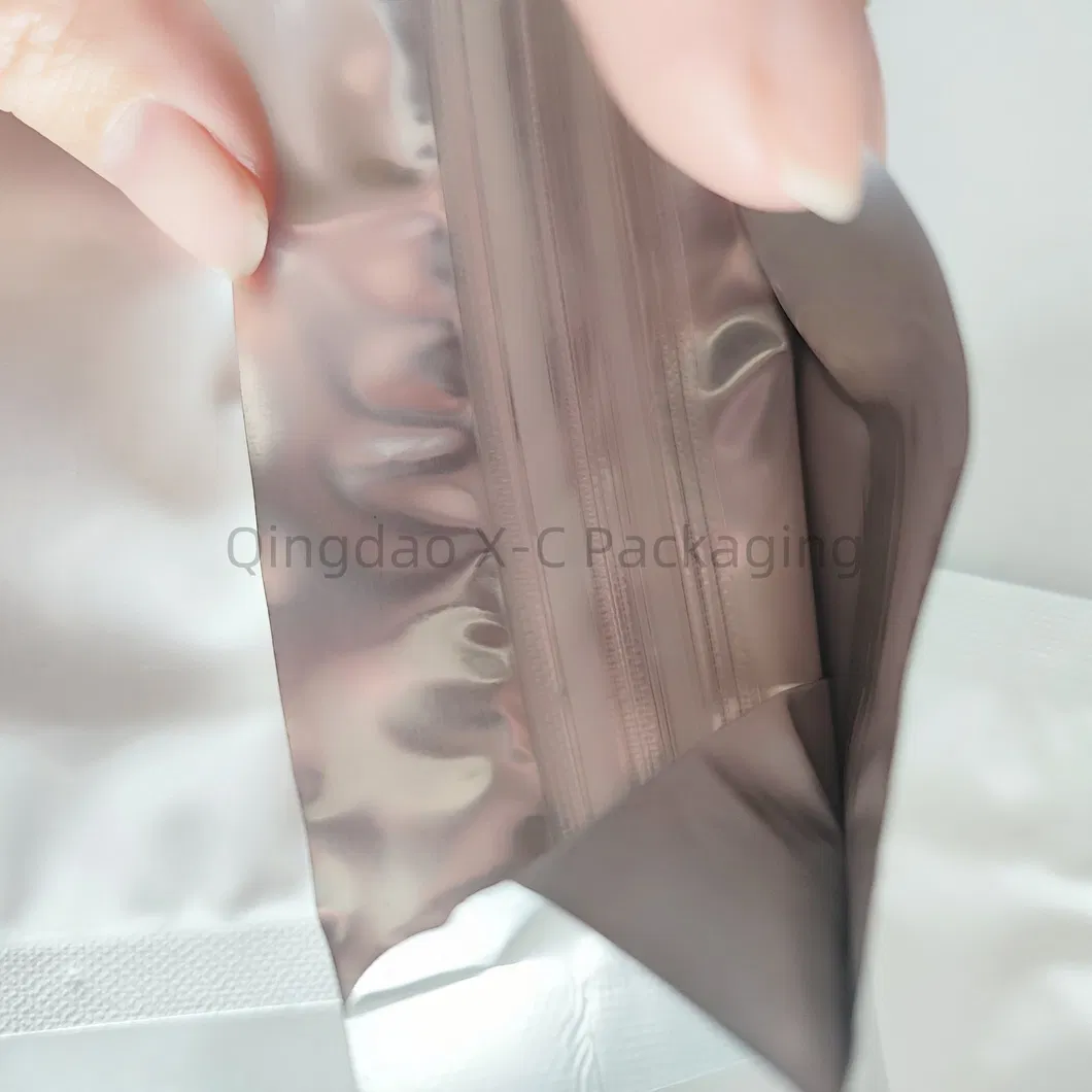 Chất khoáng thực phẩm hạt cà phê đậu loại thực phẩm tùy chỉnh Kraft giấy túi với cửa sổ đứng lên túi đen Doypack Zip khóa 5