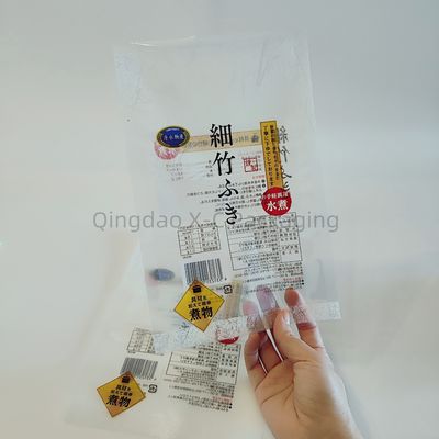 Vật liệu nhựa linh hoạt 3 mặt túi chống mùi chất lượng thực phẩm với cửa sổ rõ ràng