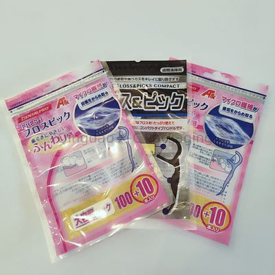 Thẻ thực phẩm lớp 3 túi niêm phong bên với niêm phong răng zipper túi đóng gói túi