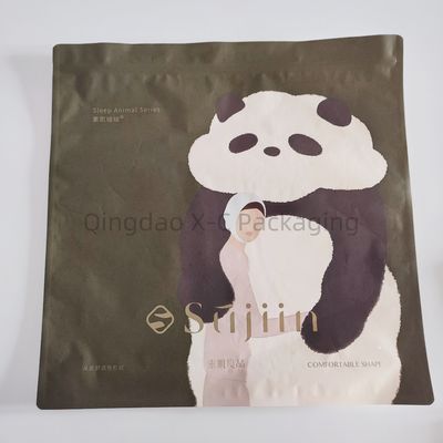 Bao bì giấy Kraft màu nâu cá nhân trong cuộn Logo tùy chỉnh in để mang theo