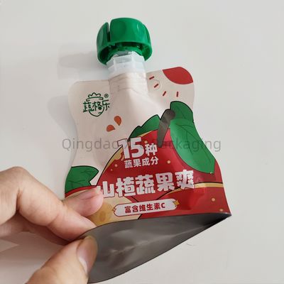 Hình dạng tùy chỉnh đứng lên túi chống ẩm với zipper và chết cắt tay cầm