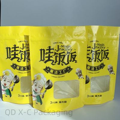Hộp giấy nhôm ba mặt niêm phong túi đóng gói chất lượng thực phẩm niêm phong nóng Retort túi Gravure in vật liệu tái chế