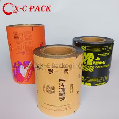 Hộp nước sốt nhỏ tự động Bao bì mật ong Món mì nước sốt cà chua Nước sốt ketchup Hộp túi nhựa Laminated Roll Film