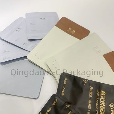 Kraft Paper Bag With Window Stand Up Pouch Black Doypack Zip Lock Food Storage Bag hạt cà phê hạt đậu loại thực phẩm