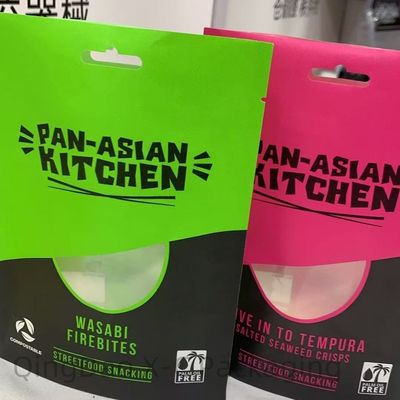 Thẻ làm bằng tay Laminated Ziplock Stand Up pouch cho trái cây khô và đồ ăn nhẹ