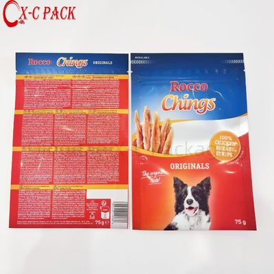 Bao bì túi nhựa Zipper 3 bên Seal túi nhỏ rõ ràng túi Mylar túi bao bì vật nuôi túi thức ăn chó