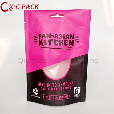 Tương thích với môi trường tái sử dụng đứng lên hạt dừa đóng gói túi nhựa thực phẩm cho hạt đậu phộng túi hạt đồ ăn nhẹ đóng gói túi